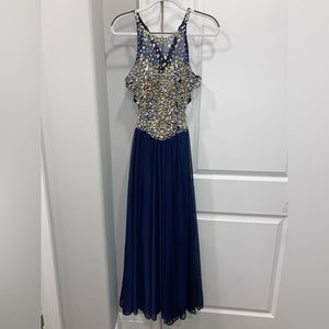 Navy blue Prom dress